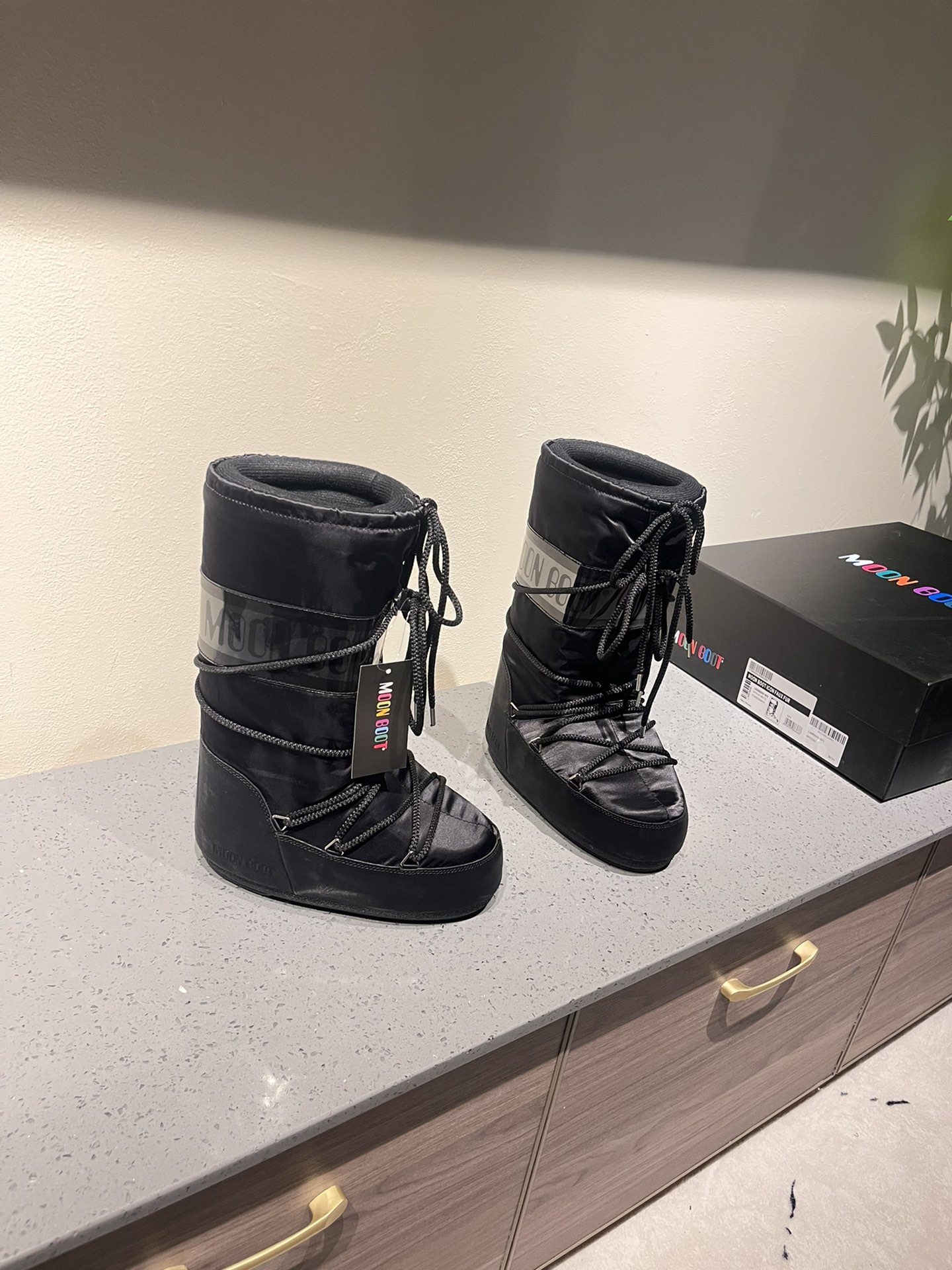 High quality ugly and cute long snow boots