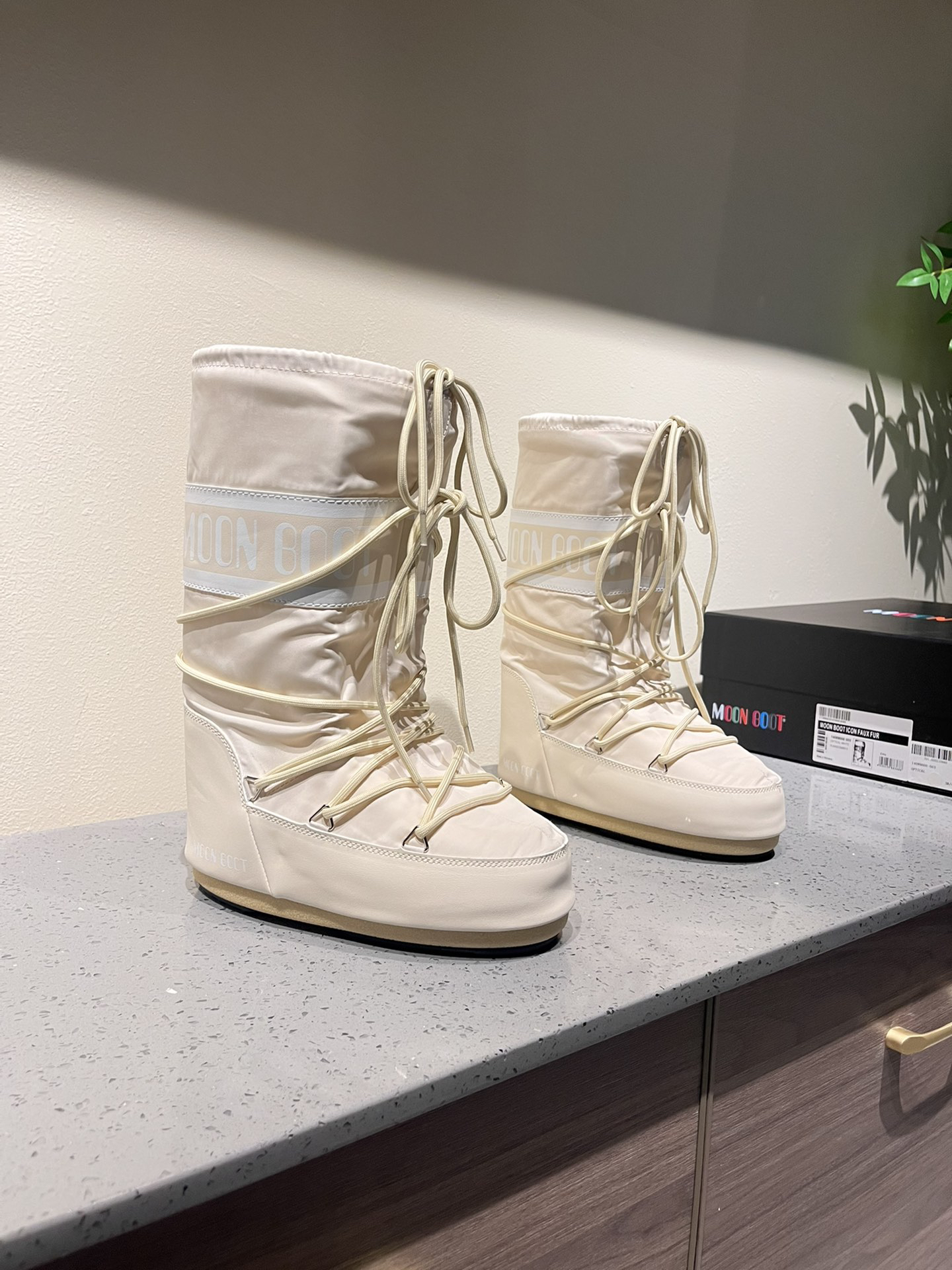 High quality ugly and cute long snow boots