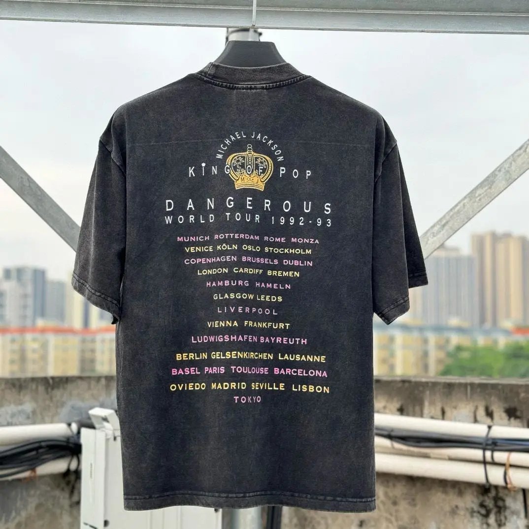 High quality pure cotton creative short sleeves