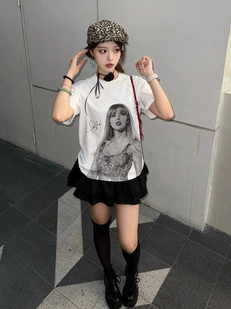 High quality pure cotton creative short sleeves