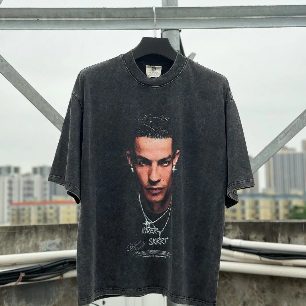High quality pure cotton creative short sleeves