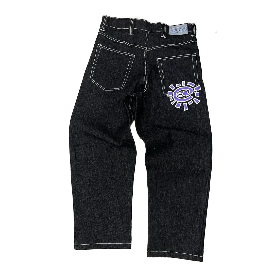New high quality sun hoodie set jeans