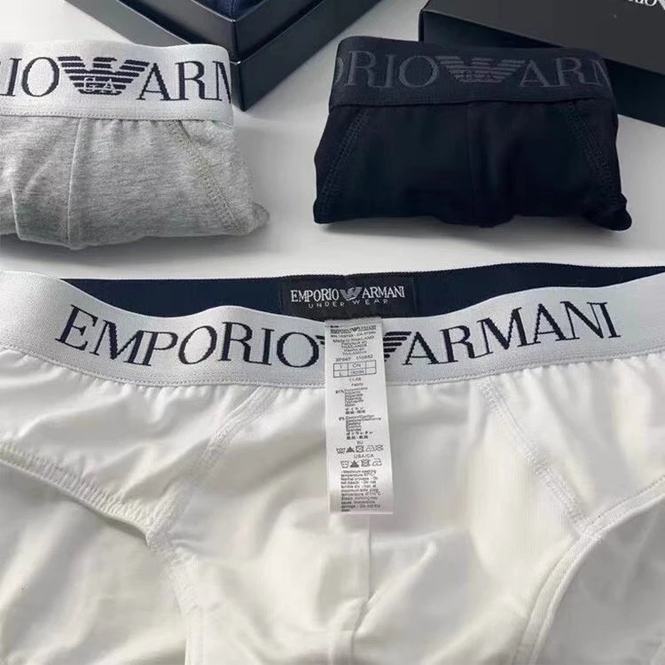 High quality men's underwear in a box of three, available in any color