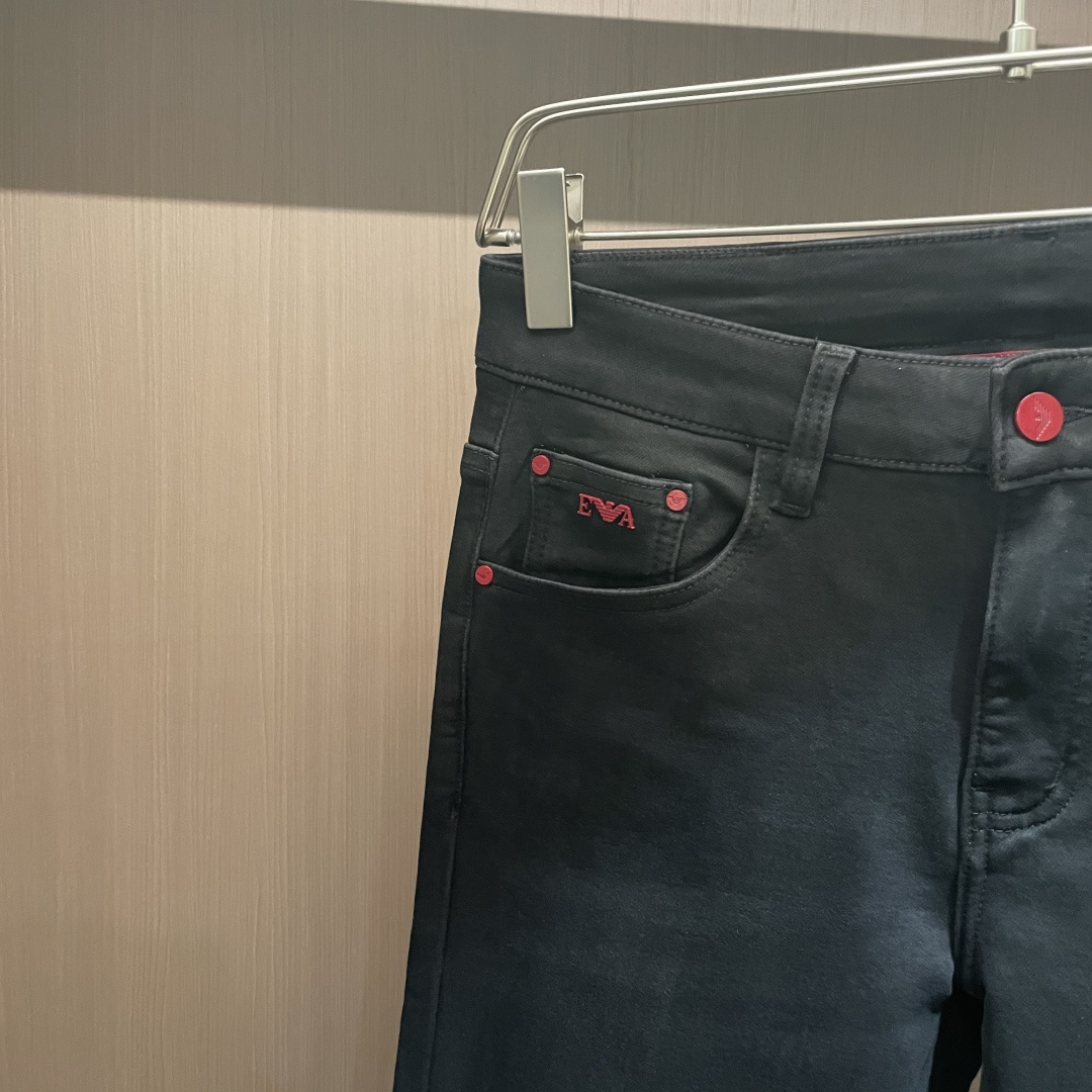 New high-end men's stretch brand trendy pants and jeans