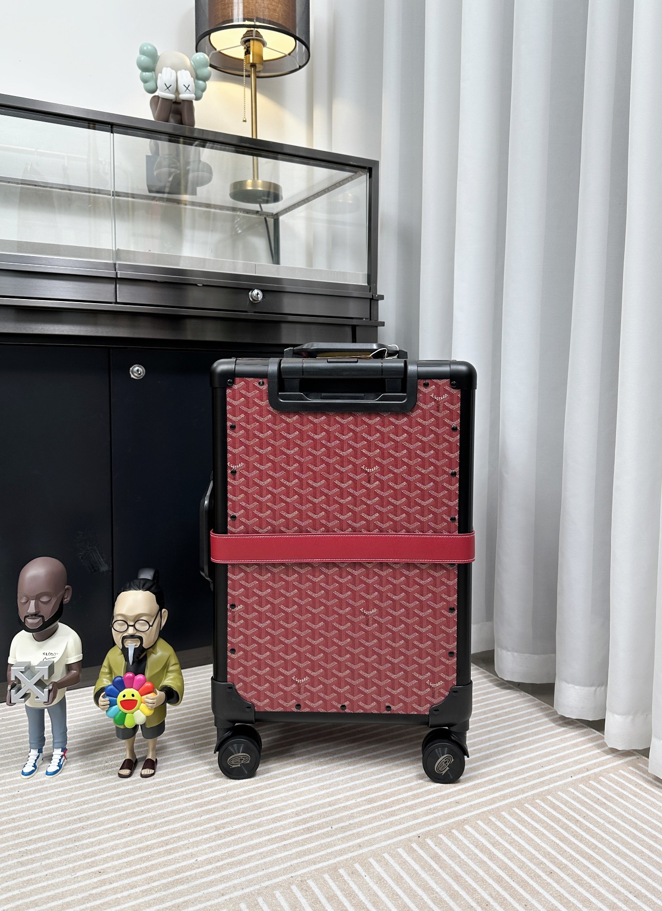 High quality retro password box, universal wheel travel case