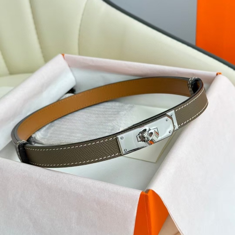 High quality first layer cowhide steel buckle women's belt