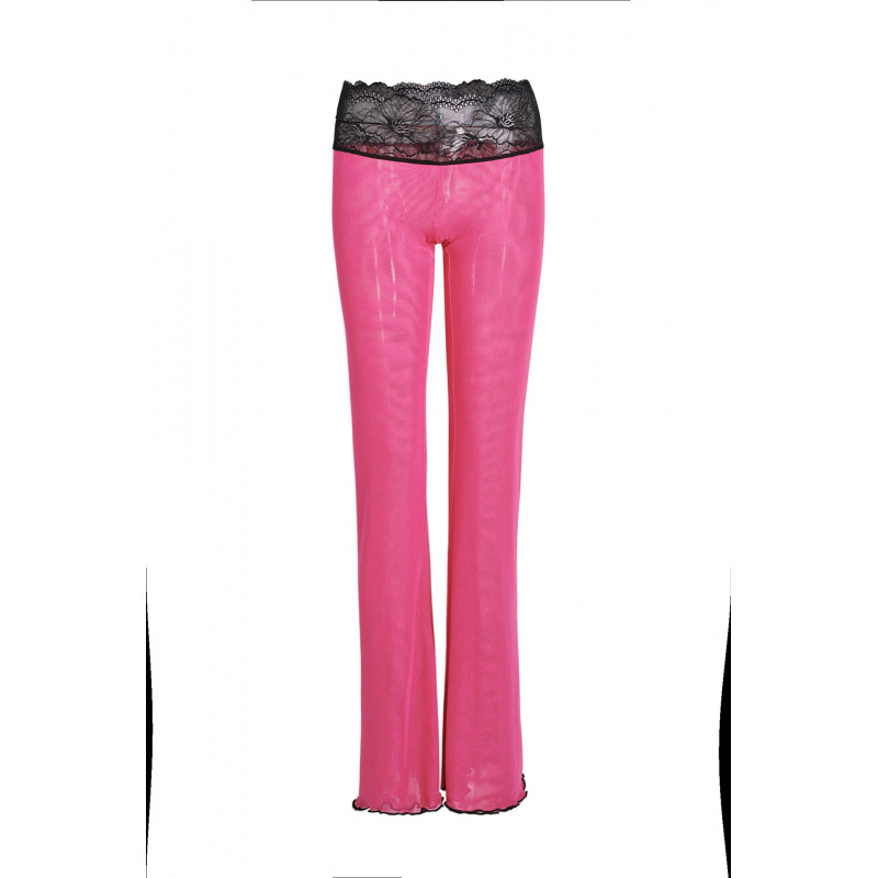 High quality suspender low waisted bell bottom pants set, please add : 18030258501 if you need size guide