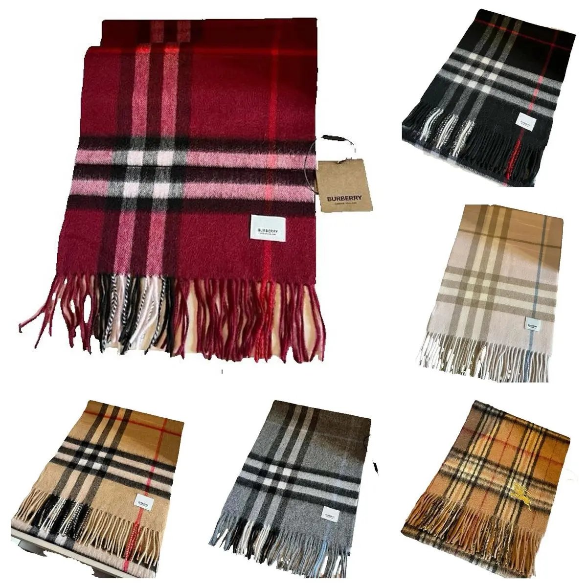 High quality classic plaid cashmere scarf pls add : if you need size guide