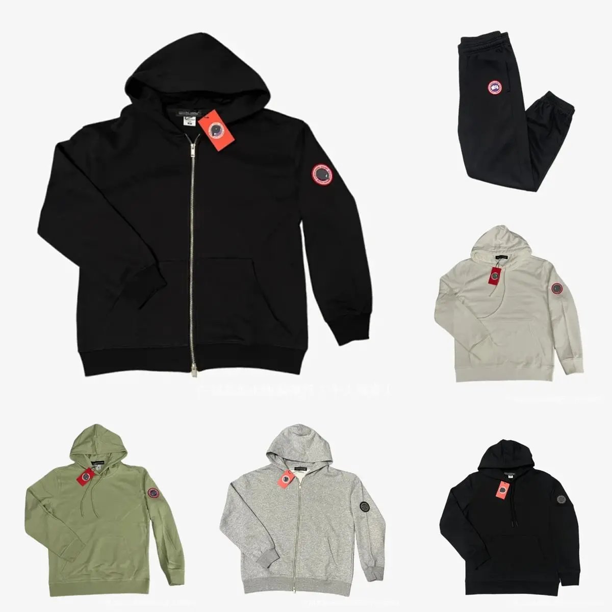 High quality classic hooded sweatshirt casual set