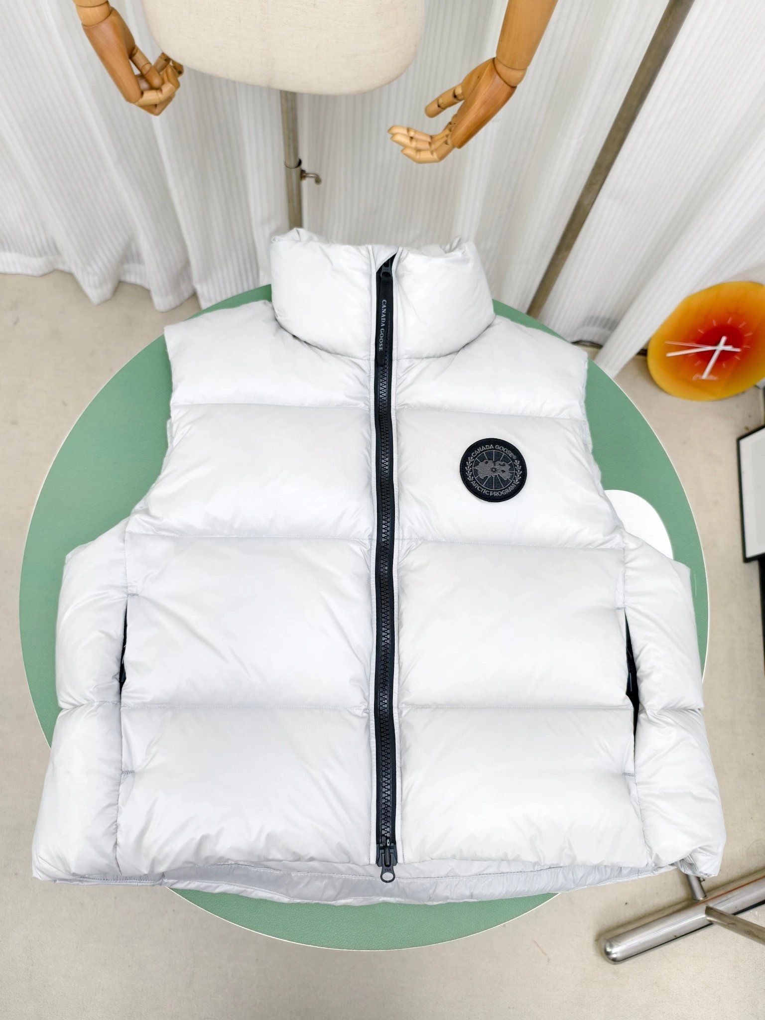 Winter zipper down vest