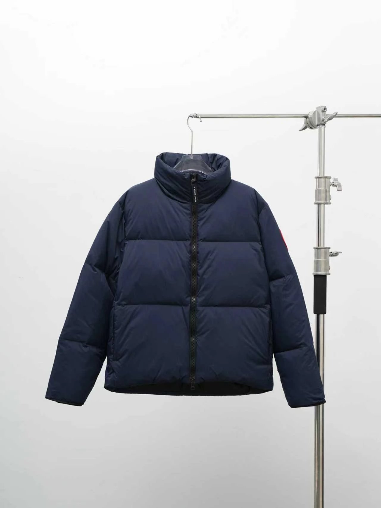 Winter zipper stand up collar down jacket