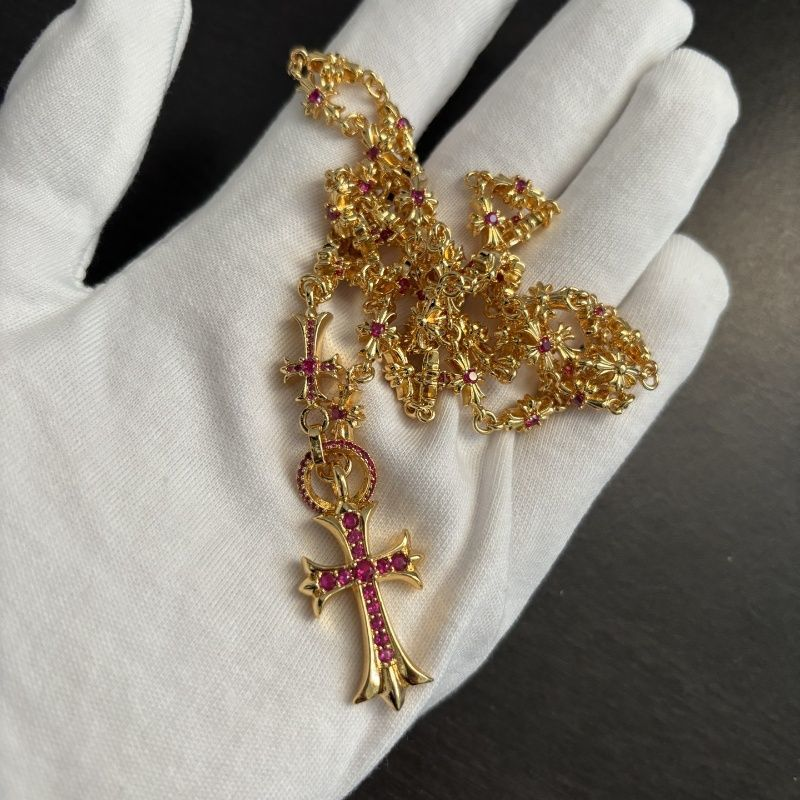 High quality gold diamond studded sliding necklace