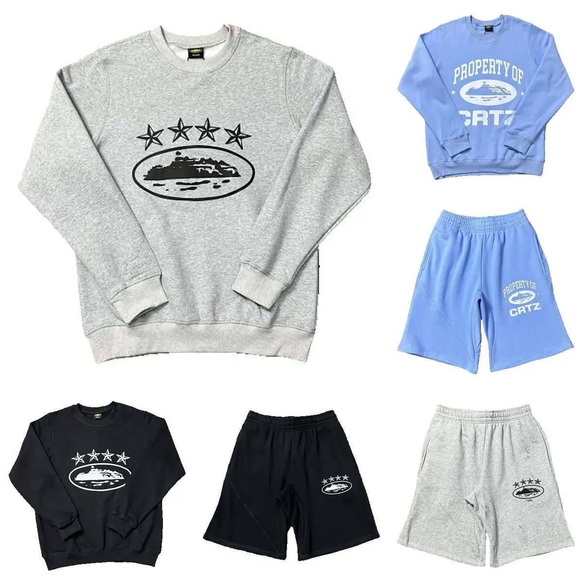 New High Quality Hoodie Set Shorts 7
