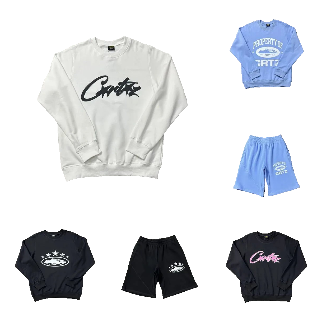New High Quality Hoodie Set Shorts 7