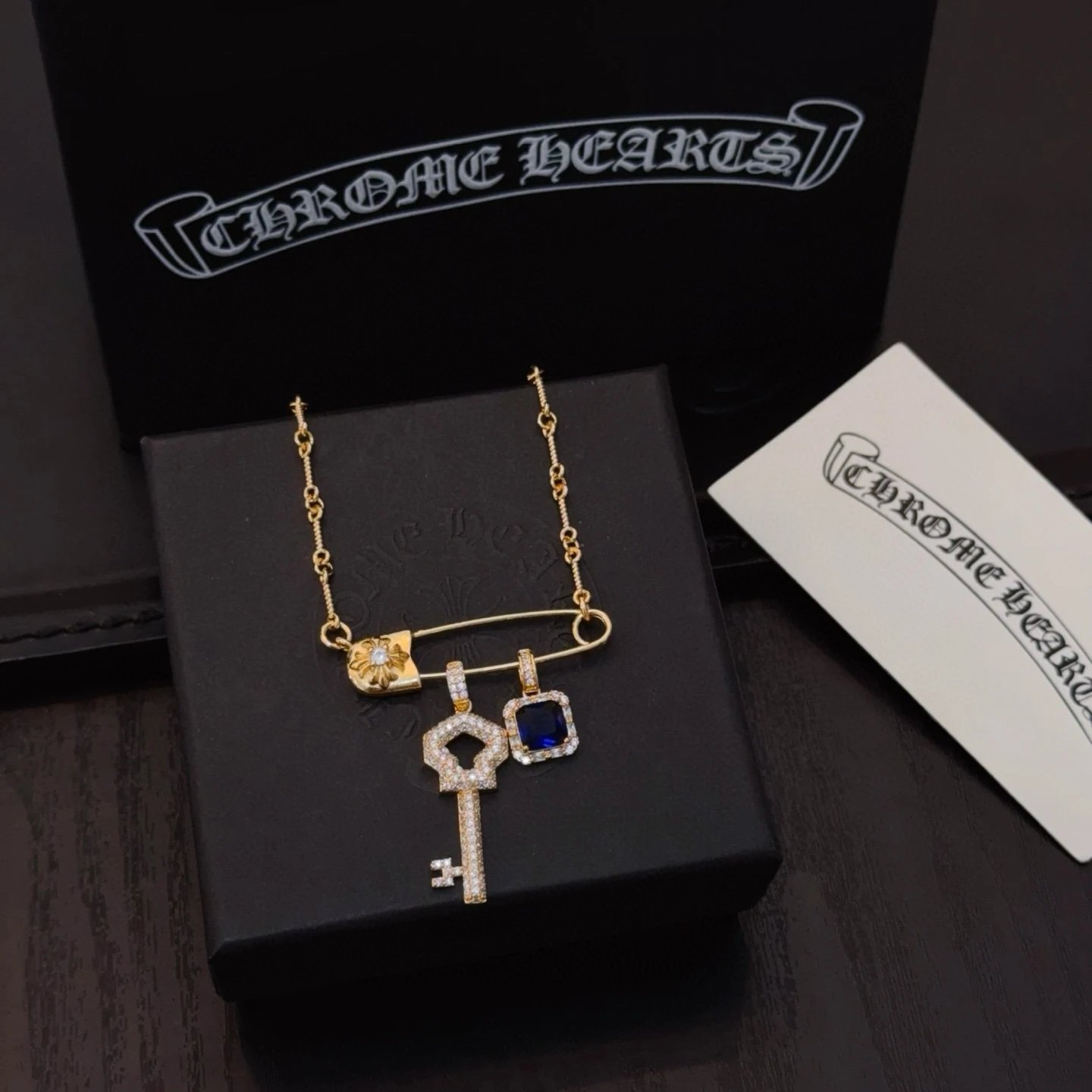 High quality Kroos Heart Quality Pin Key Cross High Necklace