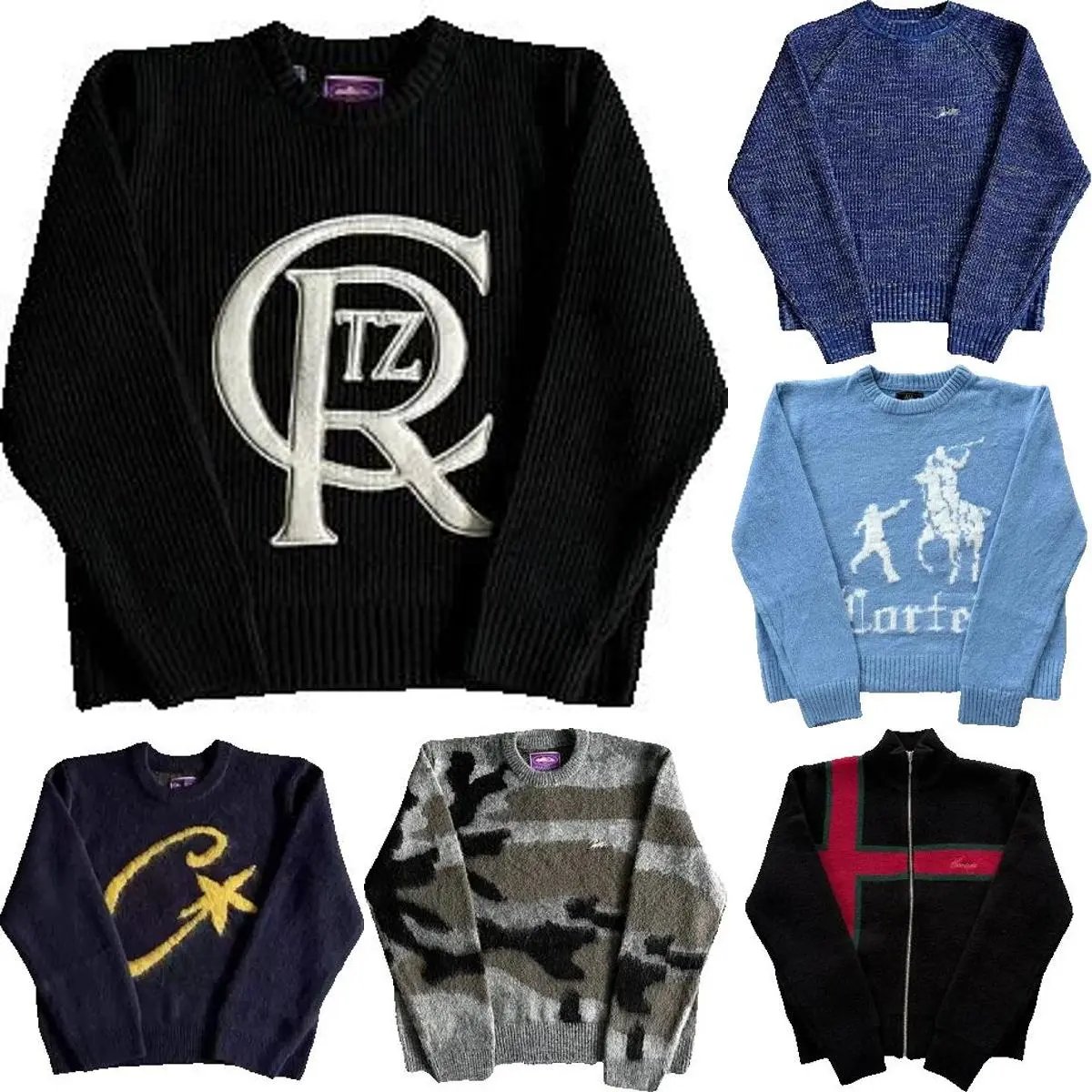 High quality hip-hop rap casual warm long sleeved sweater knitted pls add : 18030258501 if you need size guide