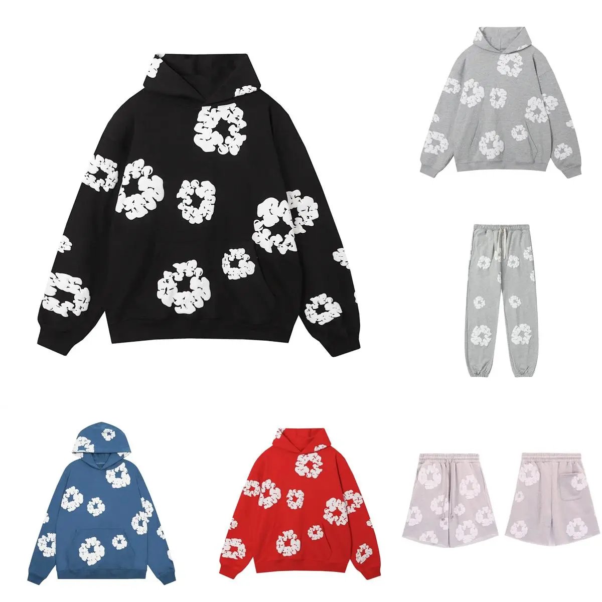 New High Quality White Fleece Set