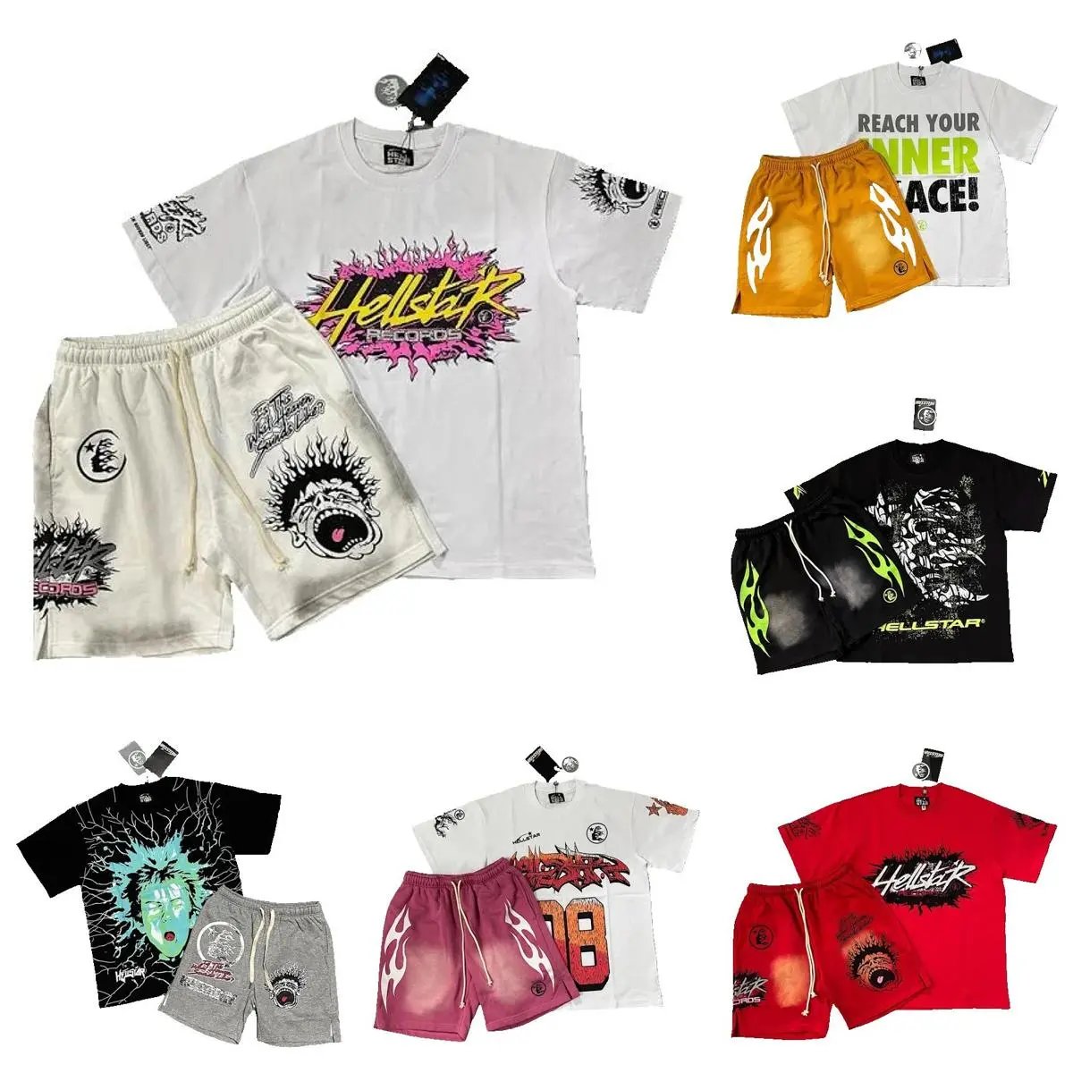 High quality loose casual short sleeved set