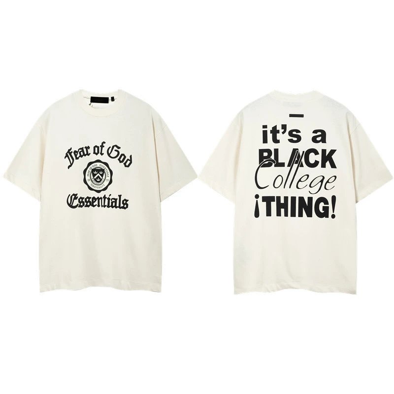 Spring/Summer New Double Row Dopamine Letter Short Sleeve Men's and Women's High Street T-shirt Half Sleeve