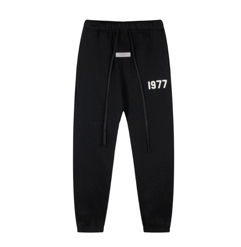 High quality letter flannel sweatpants