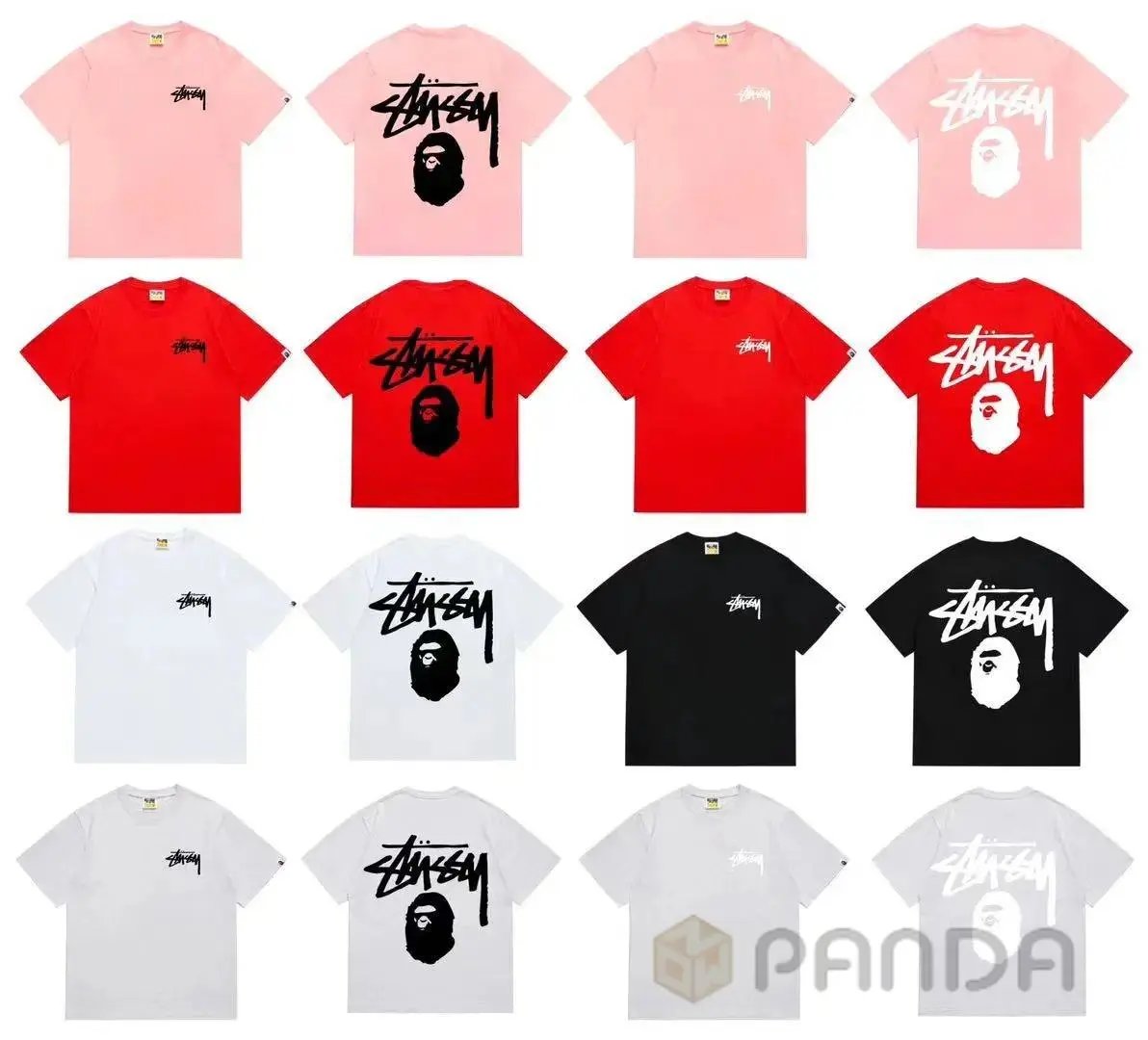 High quality co branded classic ape print short sleeved shirt 2 pcs add : 18859952090 if you need size guide