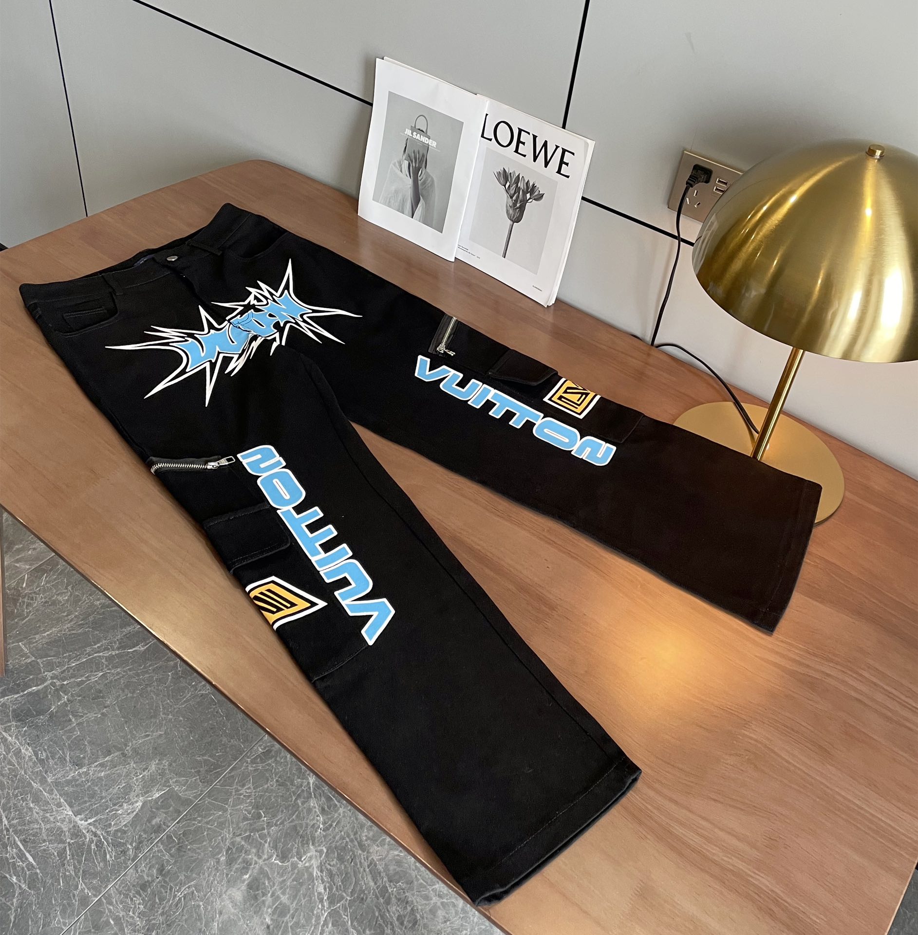 High quality denim suit