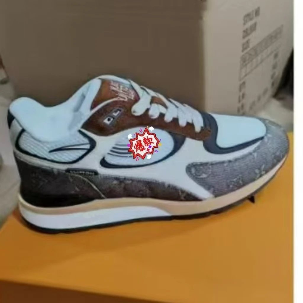 High quality high-end leather casual sports men's shoes with comfortable, breathable and lightweight soles