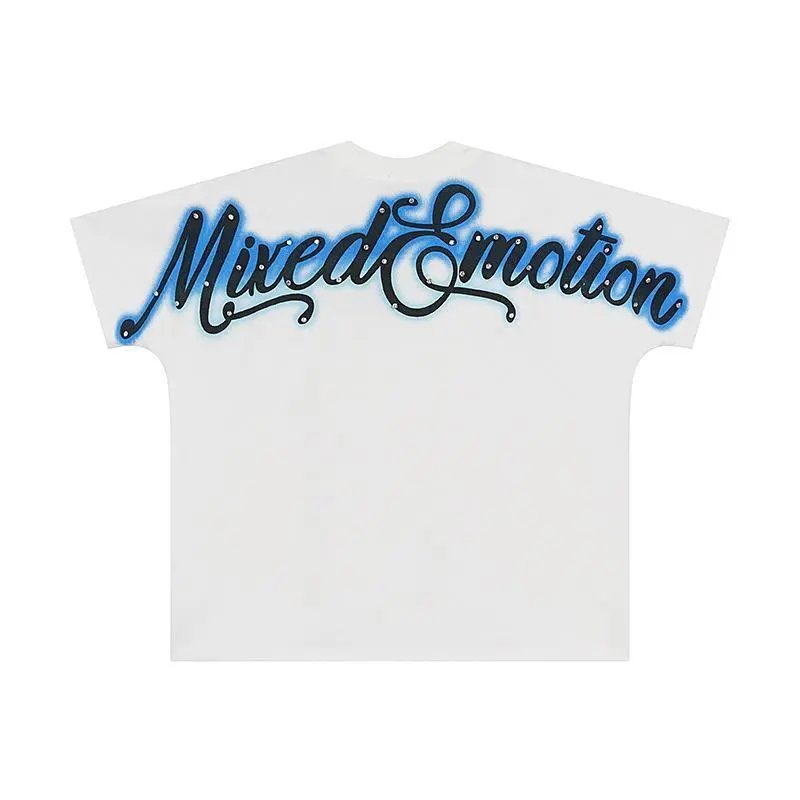 High quality trendy printed bat short sleeves