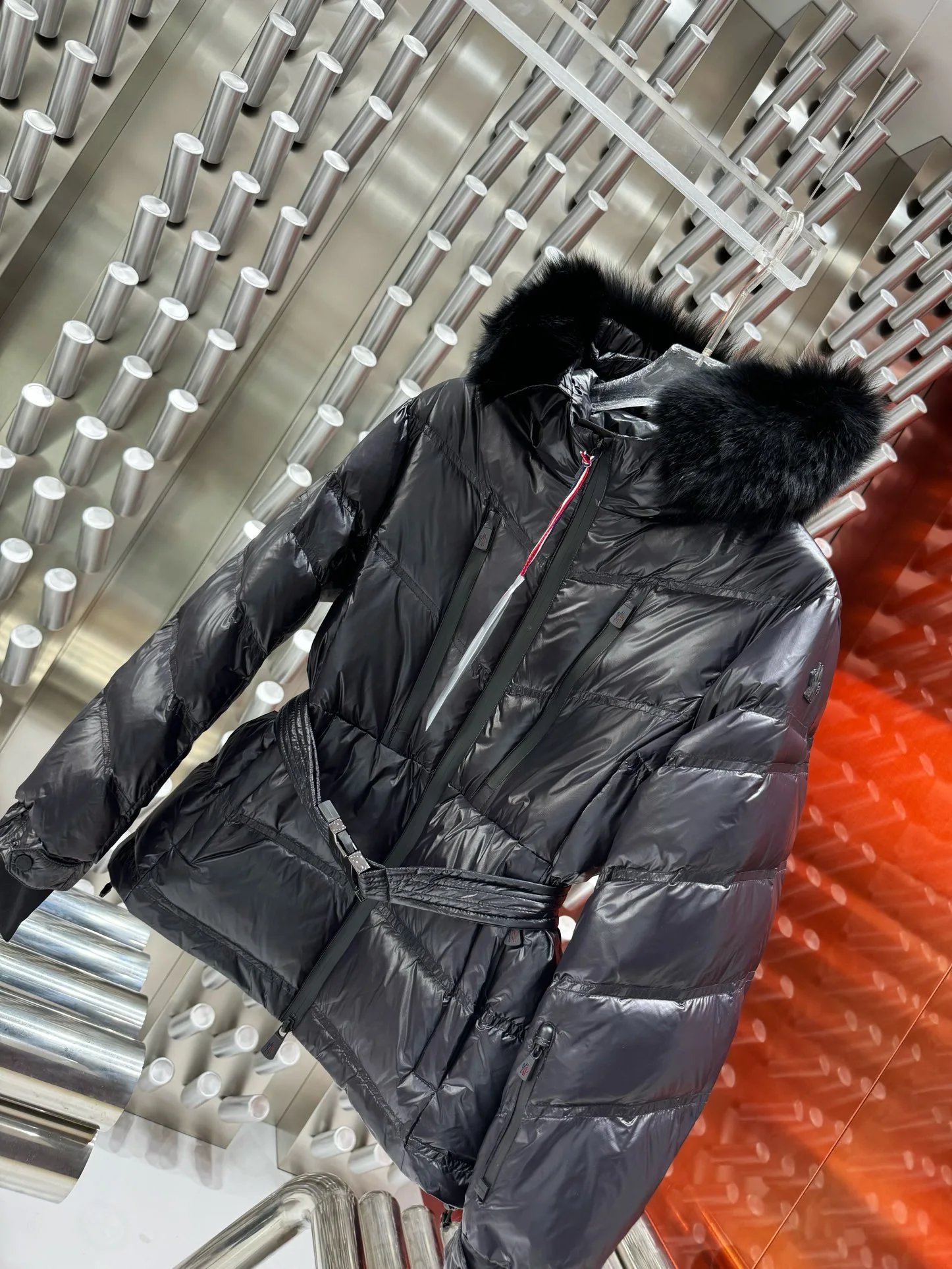 Short casual down jacket