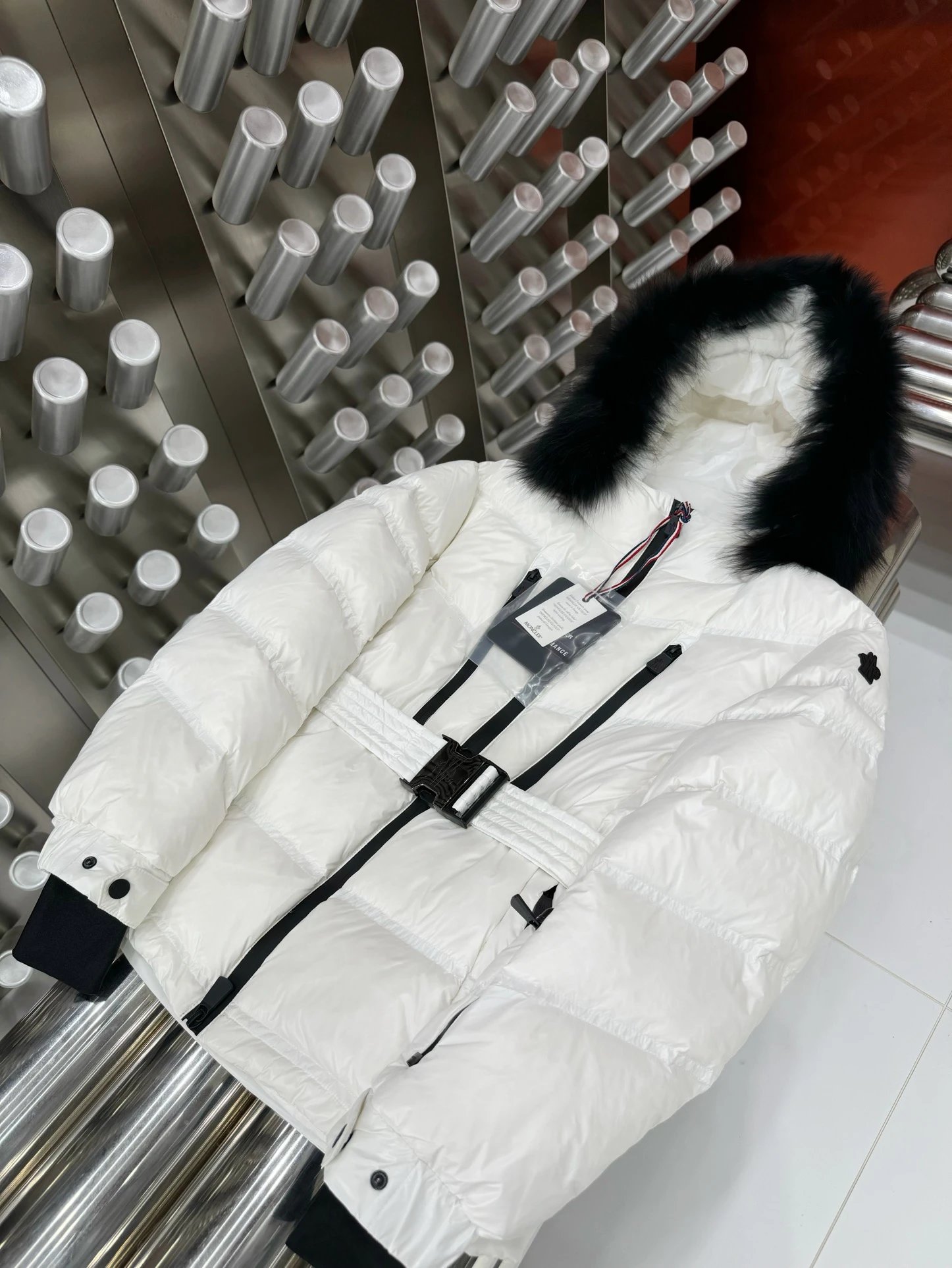 Short casual down jacket