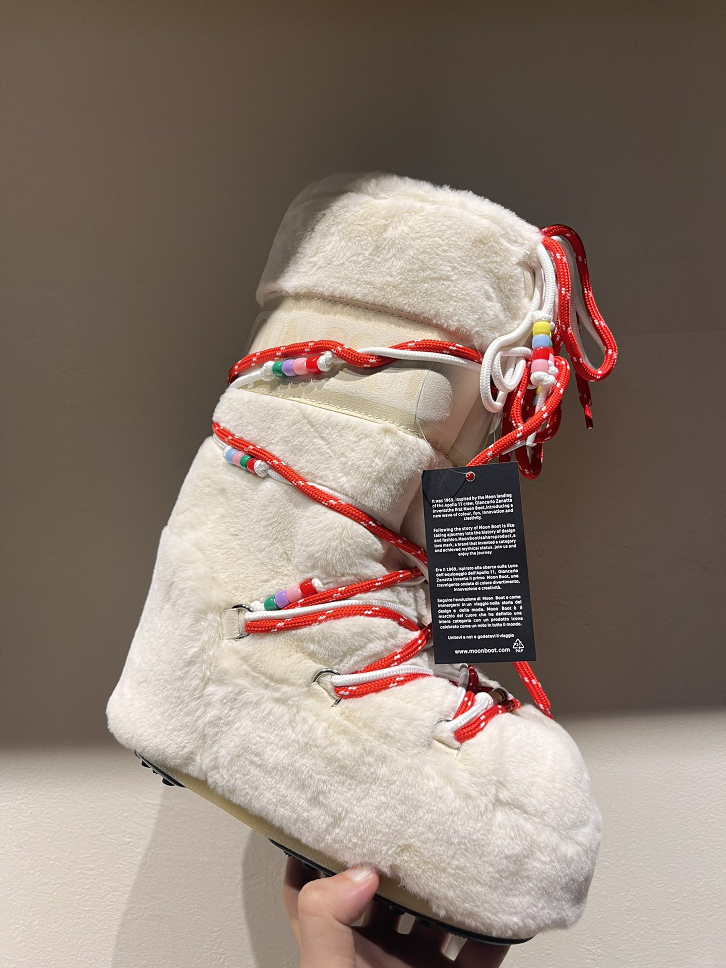 High quality ugly and cute long snow boots