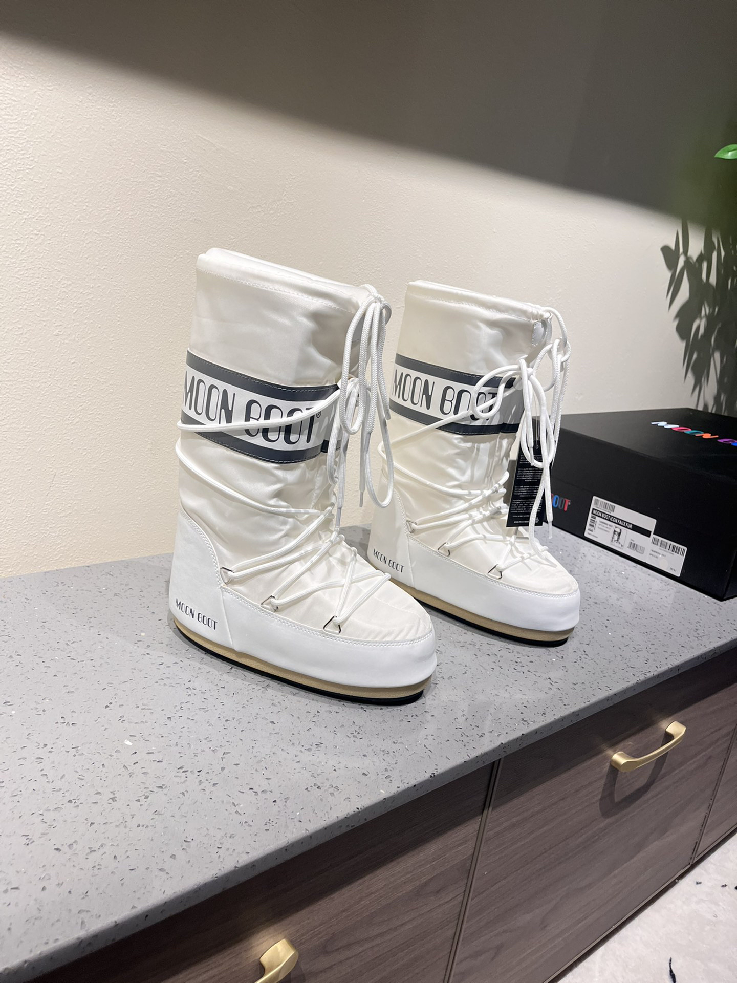High quality ugly and cute long snow boots
