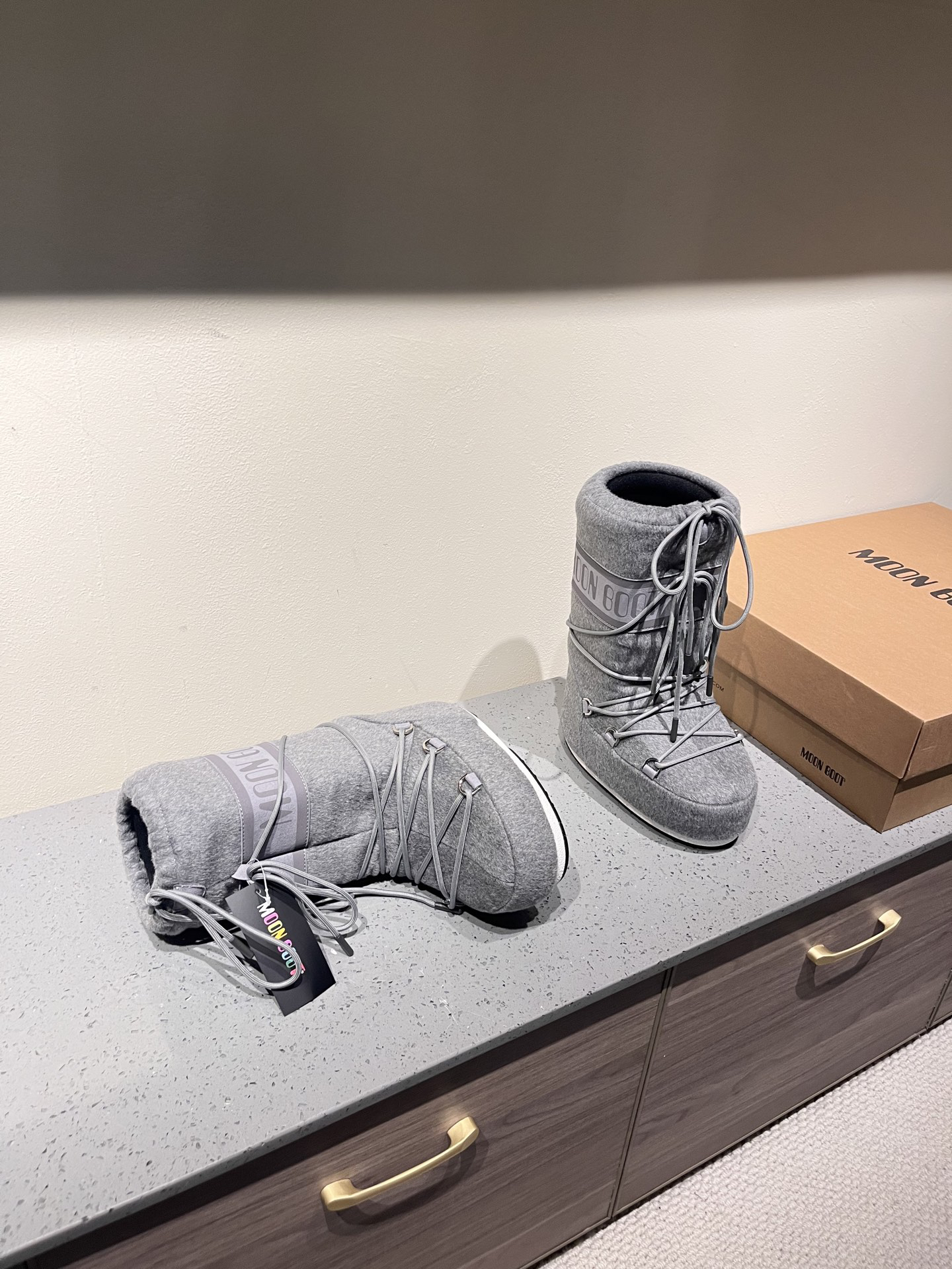 High quality ugly and cute long snow boots
