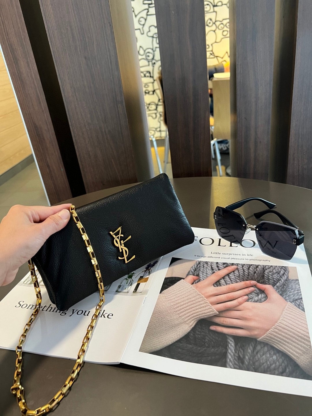 High quality chain shoulder diagonal envelope package