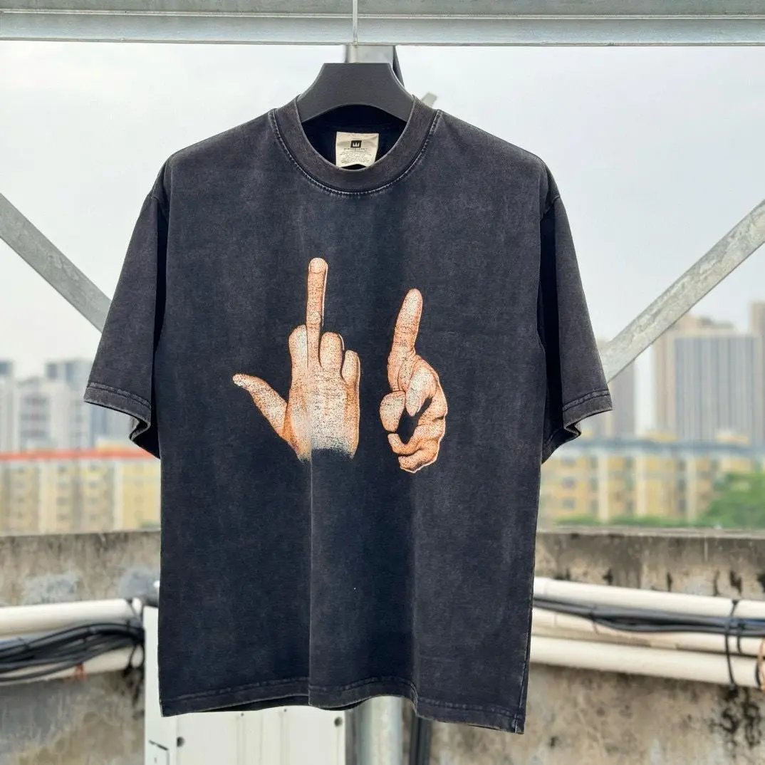 High quality pure cotton creative short sleeves