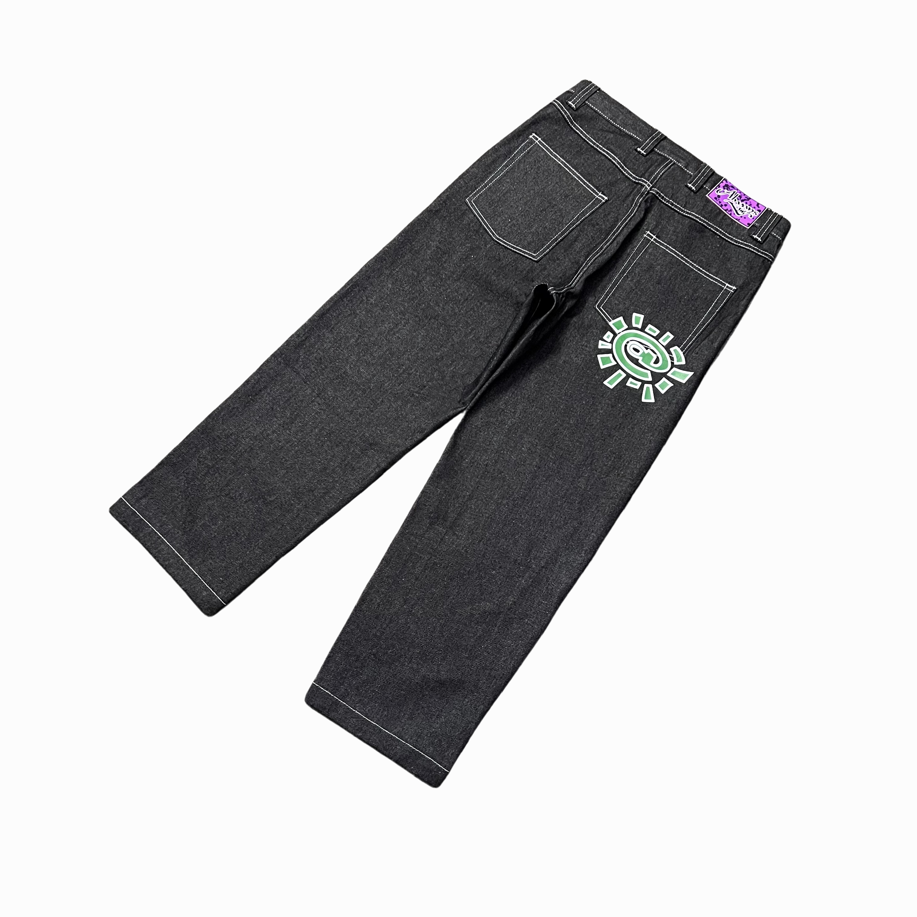 New high quality sun hoodie set jeans
