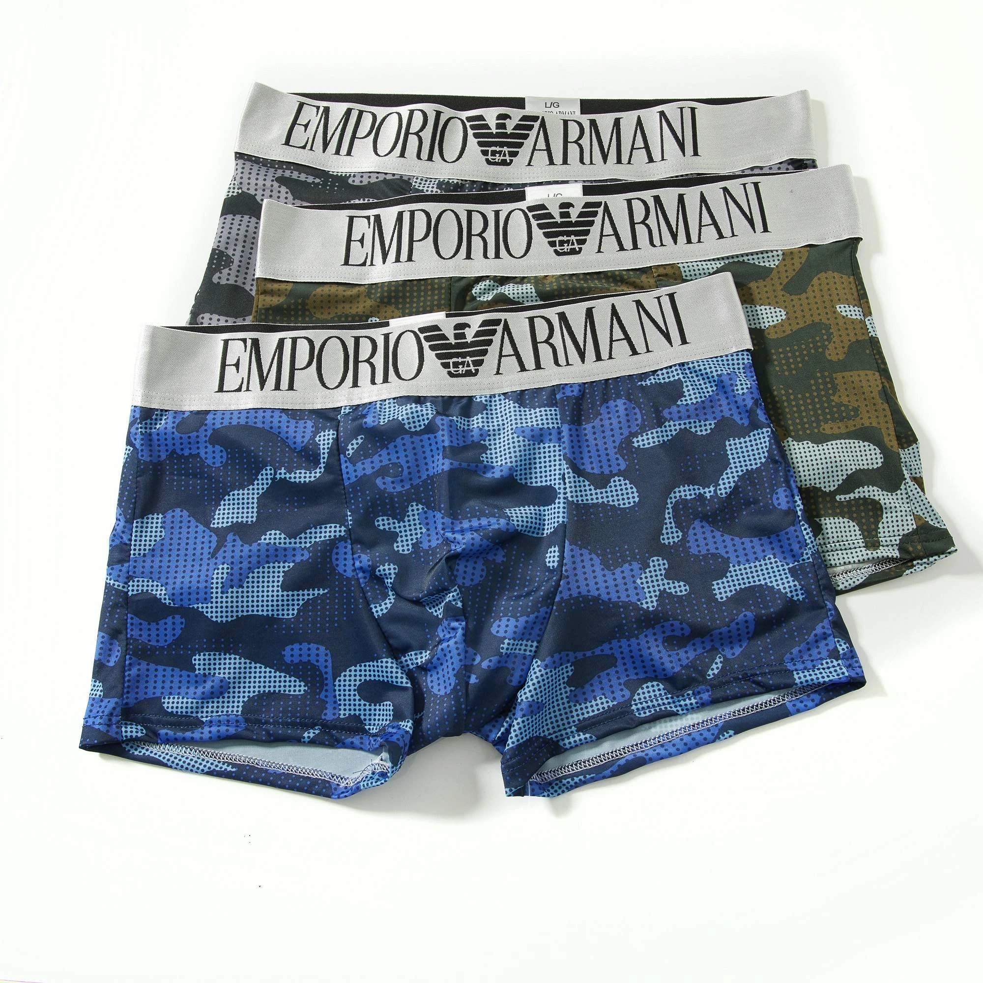 High quality men's underwear in a box of three, available in any color