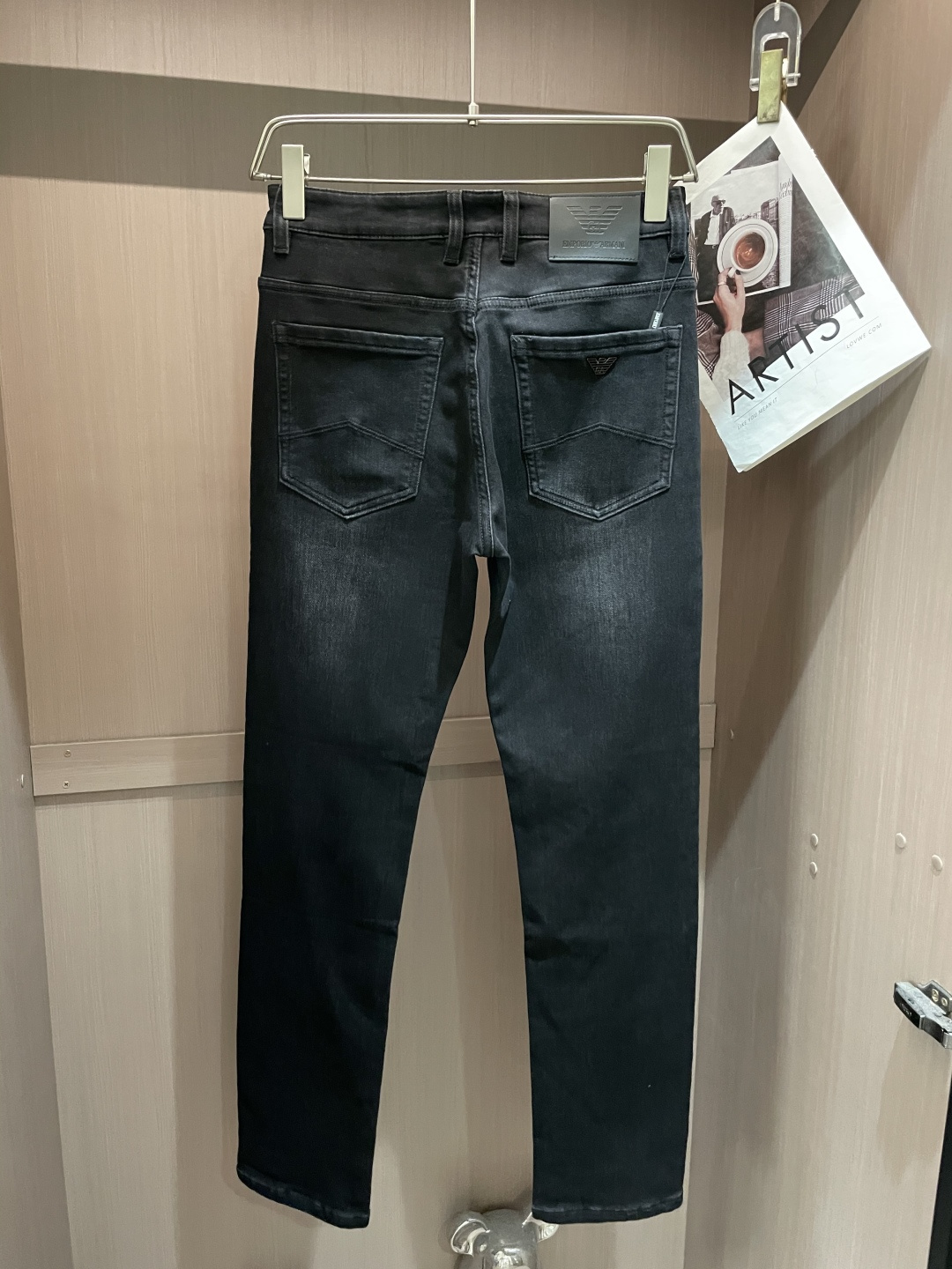 New high-end men's stretch brand trendy pants and jeans