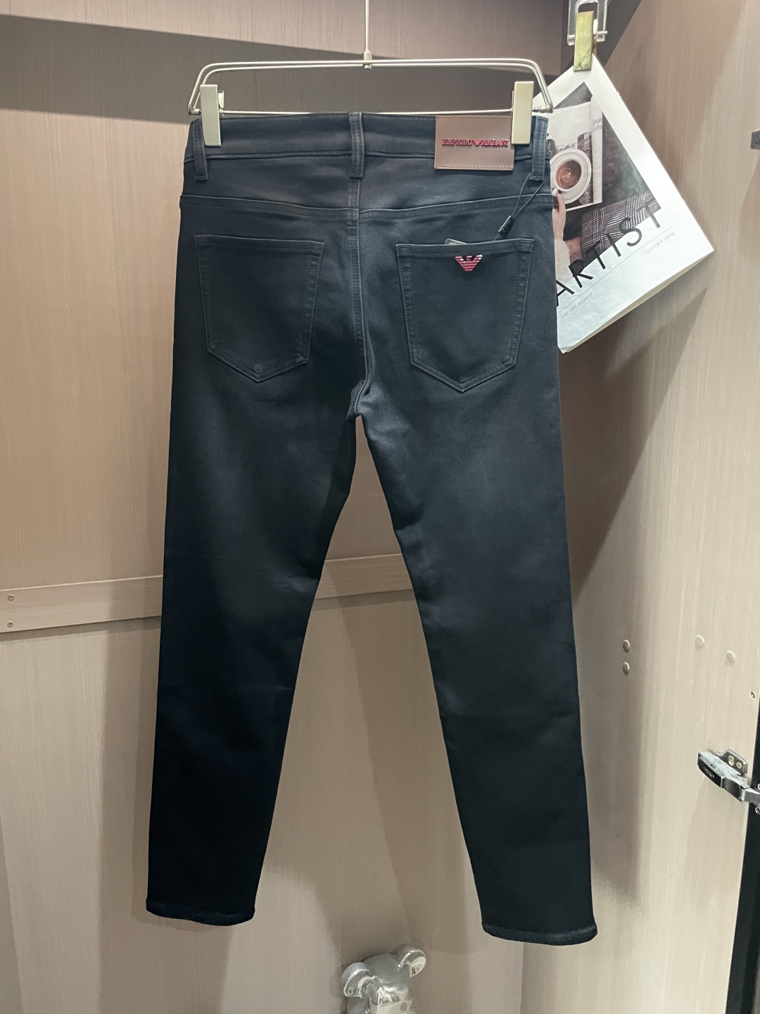 New high-end men's stretch brand trendy pants and jeans