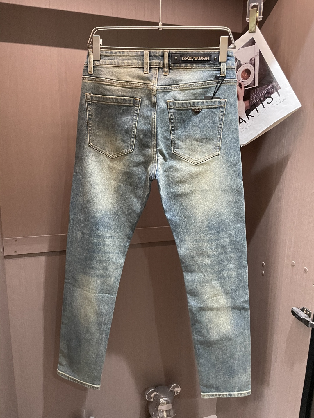 New high-end men's stretch brand trendy pants and jeans