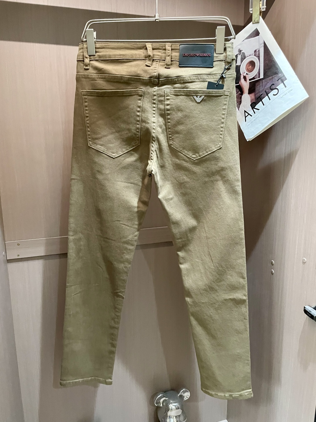 New high-end men's stretch brand trendy pants and jeans