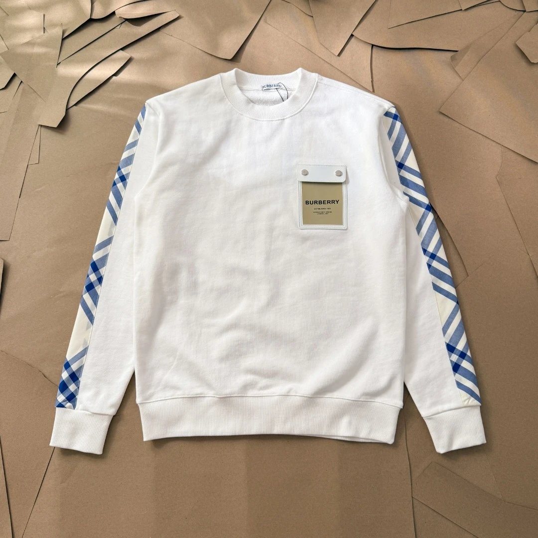 High quality checkered round neck hoodie