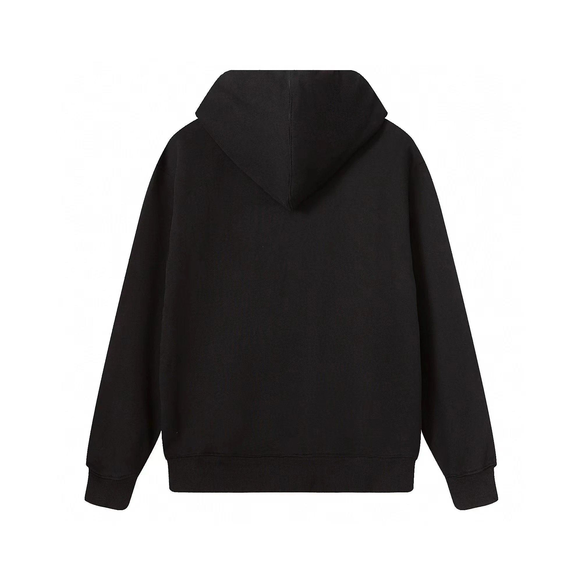High quality checkered hooded zipper sweatshirt
