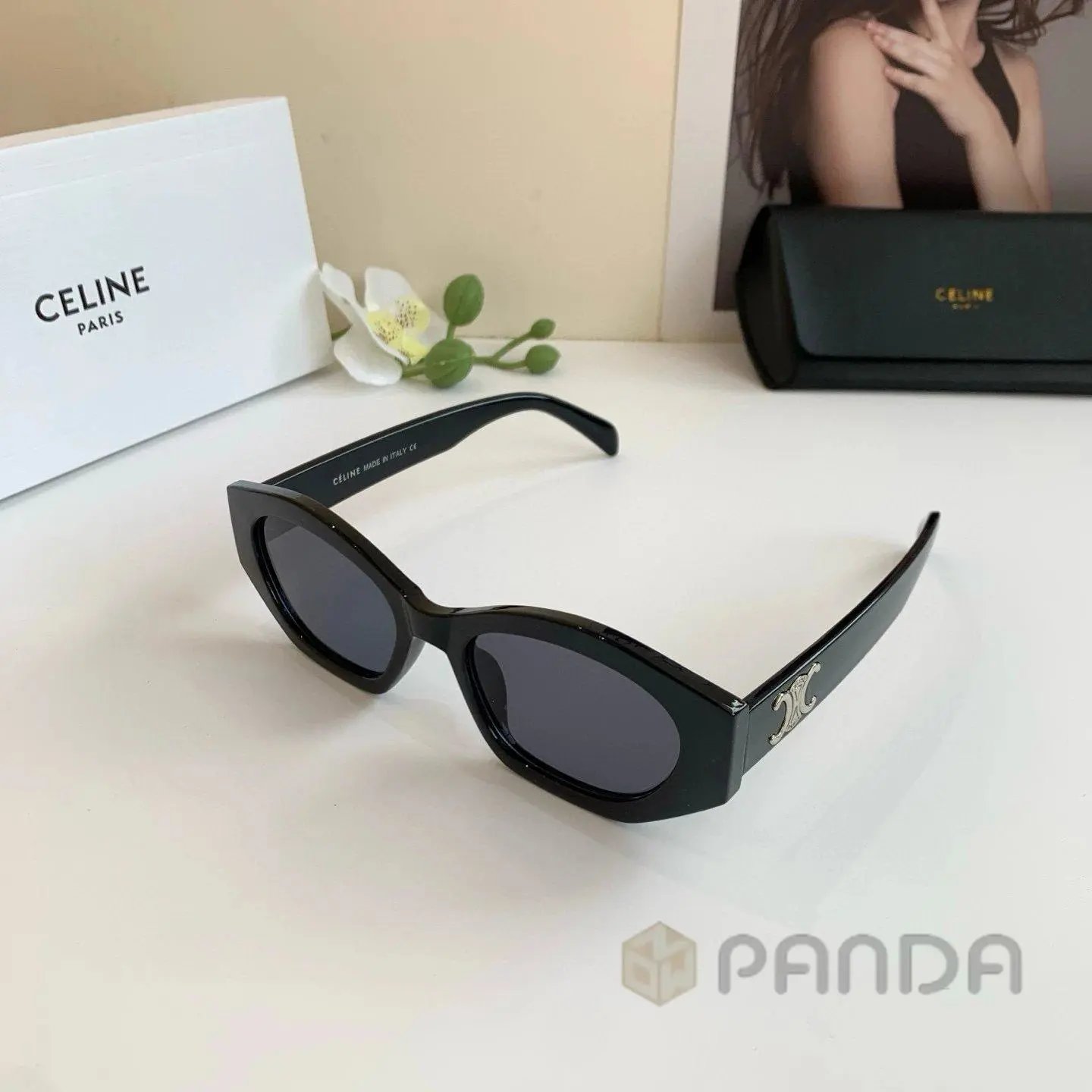 High quality thick framed gold label sunglasses 6 pcs add : 18859952090 if you need size guide