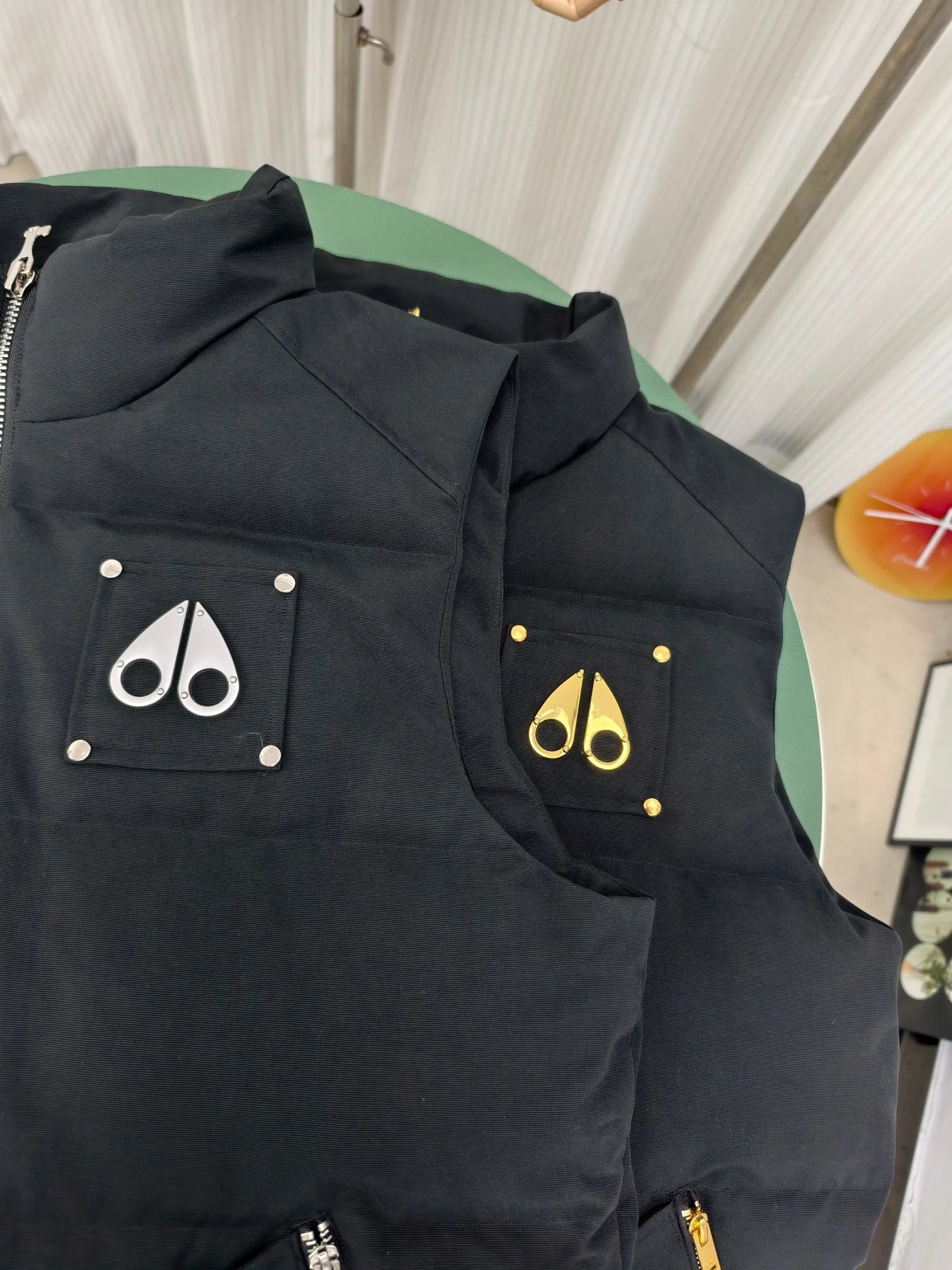 Winter zipper down jacket vest