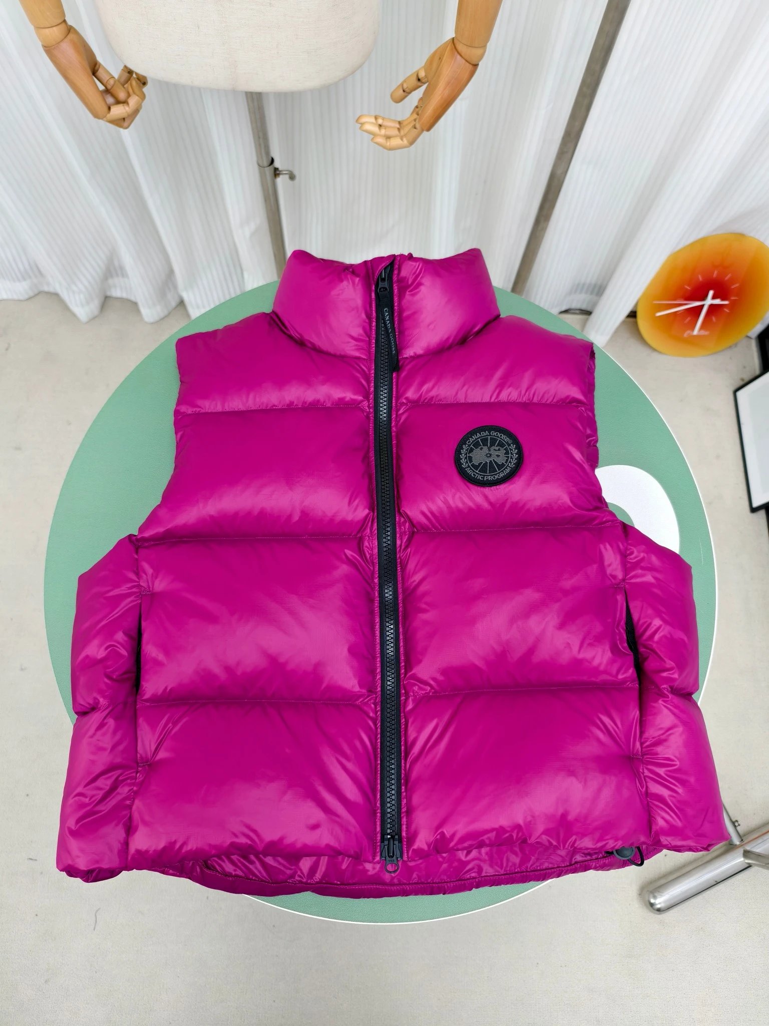 Winter zipper down vest