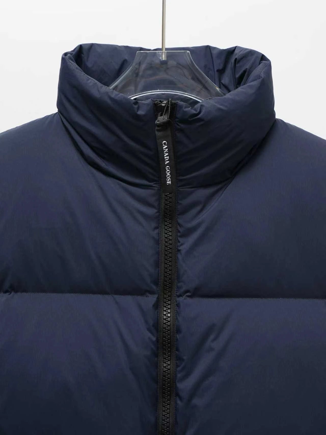 Winter zipper stand up collar down jacket