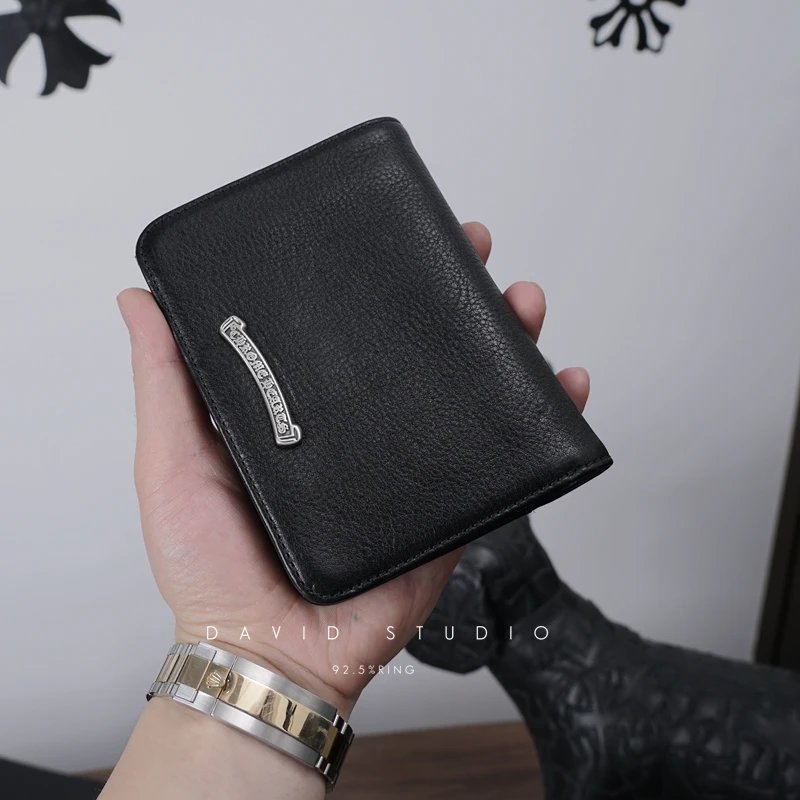 High quality 925 silver short wallet fashionable wallet