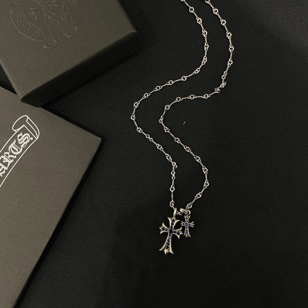 High quality retro high-end cross necklace