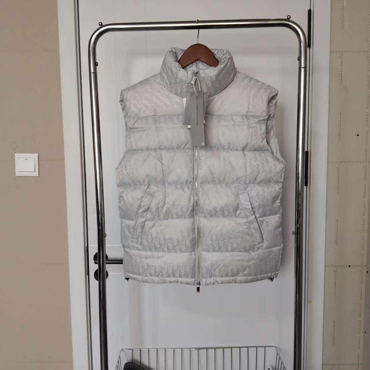 High quality black vest cotton jacket M5XL